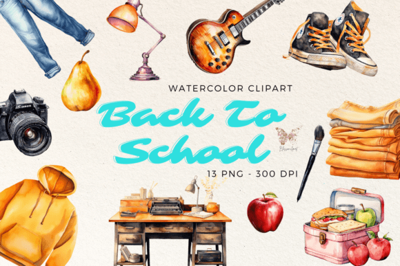 Back to School Bundle Watercolor: Thoughtful Design Tools for Modern Educators and Creative Entrepreneurs