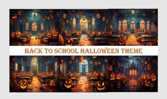 Back to School Halloween Theme