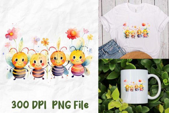 Back to School Little Student Bees: Digital Sublimation Designs for Purpose-Driven Creators