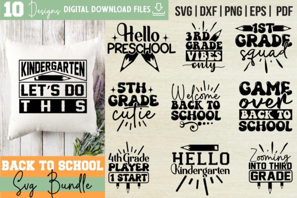 Back to School Svg Bundle Vol-18