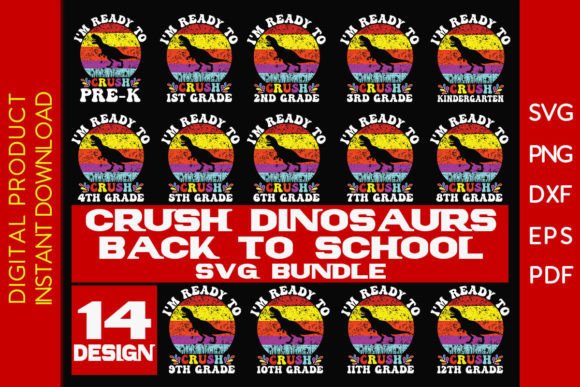 Crush Dinosaurs Back to School Bundle