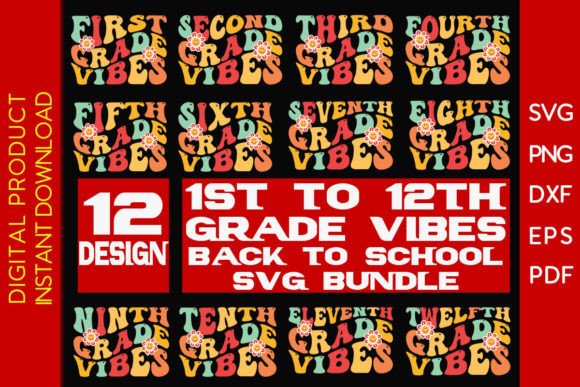 Grade Vibes Back to School SVG Bundle