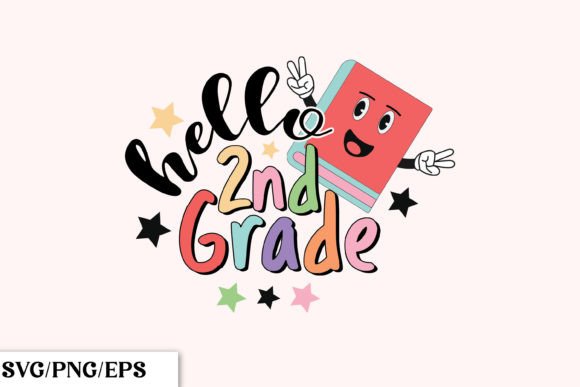 Hello 2nd Grade Back to School Design