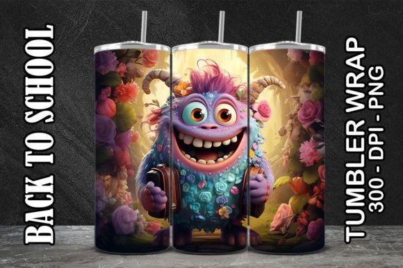 Monster Back to School Tumbler 4