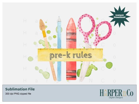 Pre-K Rules Sublimation Back to School: Smart Choices for Crisp, Professional Designs