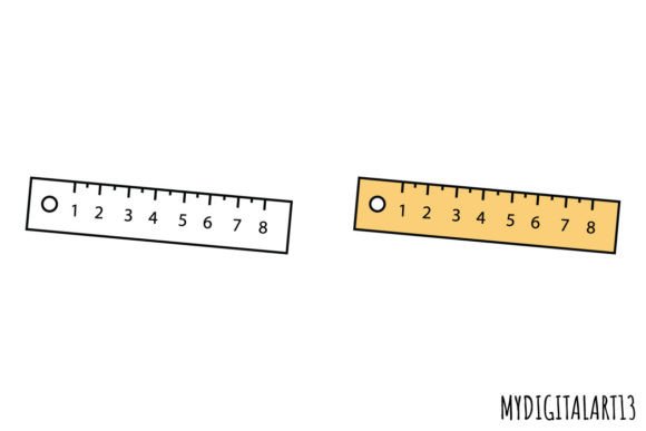 Ruler & Back to School Clipart